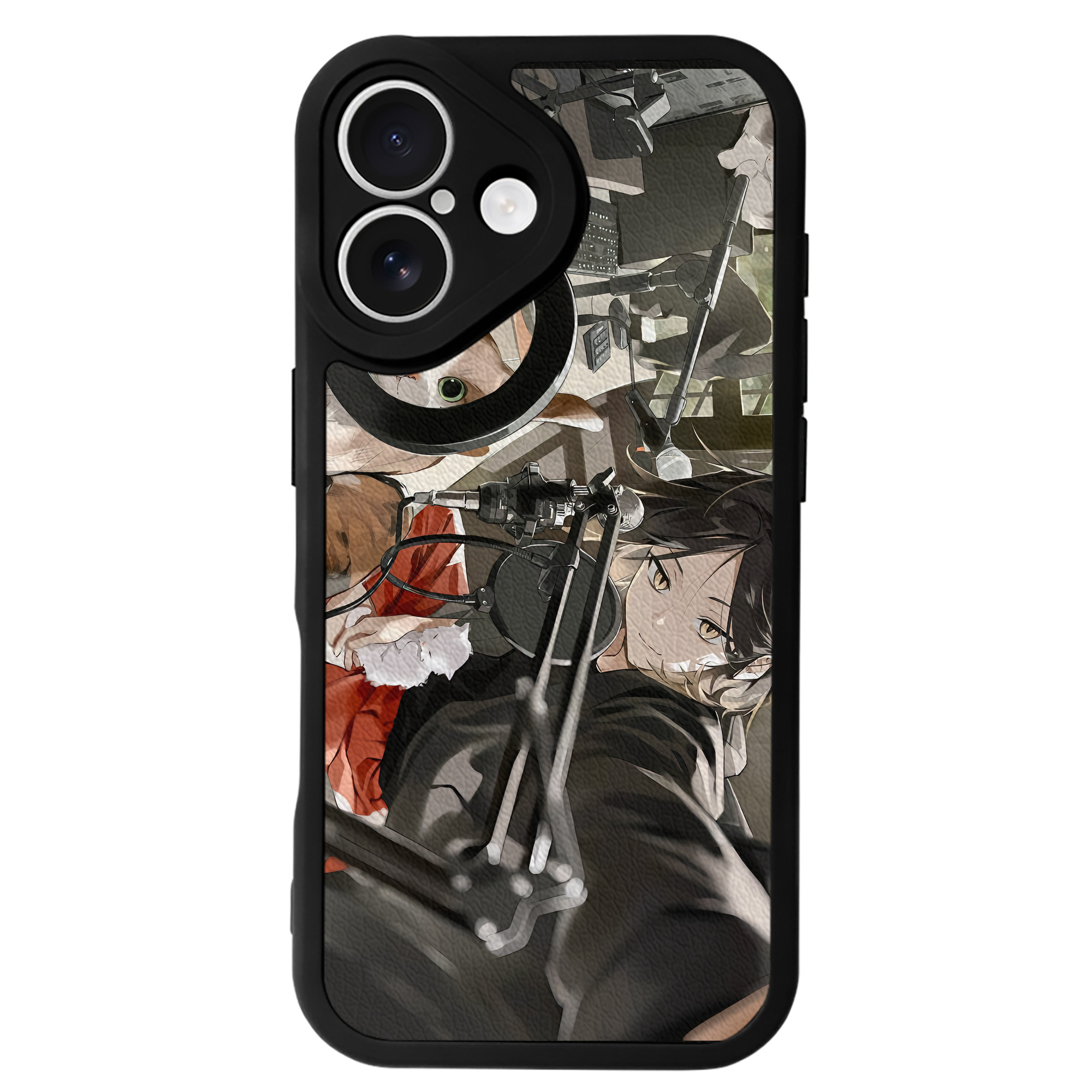 （画像用） ハイキュー!! Haikyu!! 【iPhone 16シリーズ対応】シリコンスマホケース（レザー調） 材質：シリコン